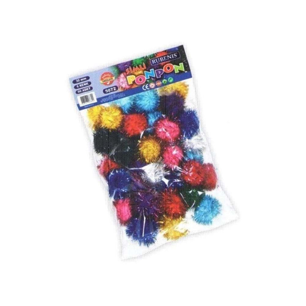 Rubenis Pon Pon 30 MM 6 Renk Karşk Metalik 5072 (1 Adet)