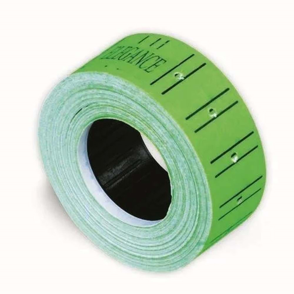 Rubenis Fiyat Etiketi 12x21 Yeşil RB MTX-Y (1 Adet)
