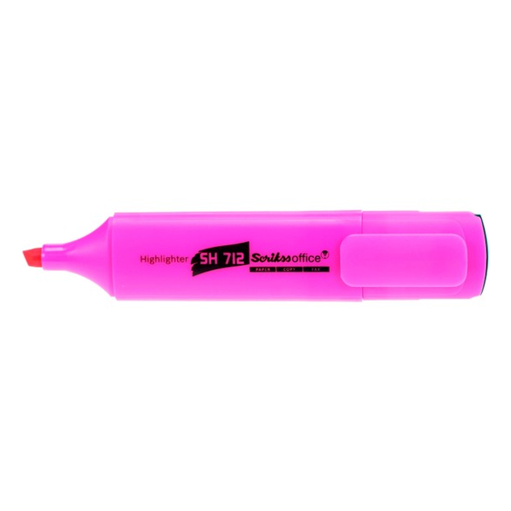 Scrikss Fosforlu Kalem Office Pembe SH 712 (1 Adet)