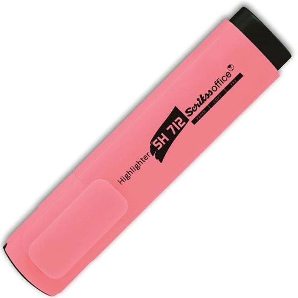 Scrikss Fosforlu Kalem Pastel Pembe SH 712(1 Adet)