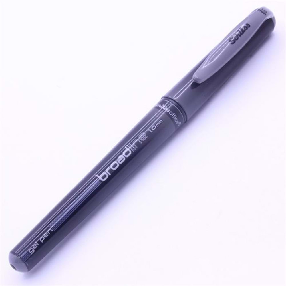 Scrikss Roller Kalem Broadline Jel 1.0 MM Siyah (1 Adet)