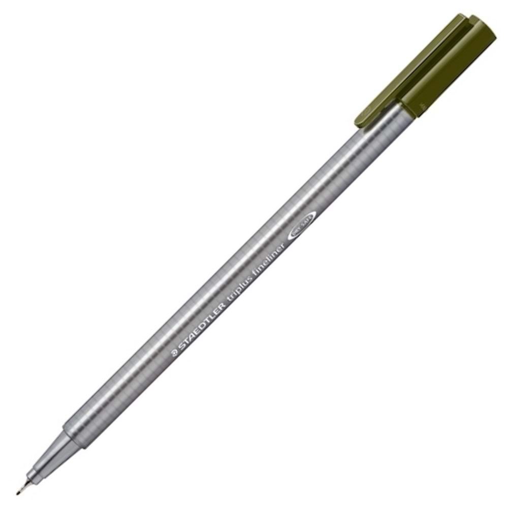 Staedtler Fineliner Triplus Üçgen 0.3 MM Yeşil 334-5 (1 Adet)