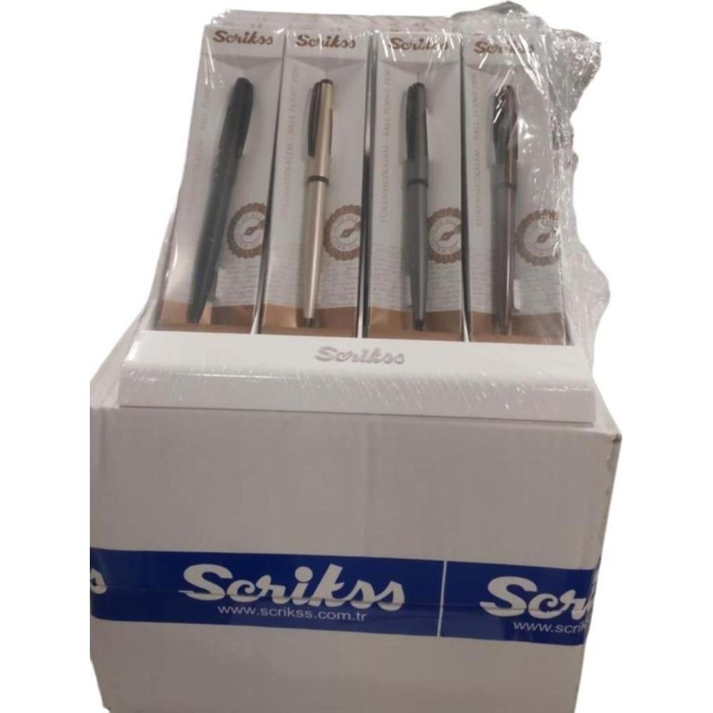 Scrikss Tükenmez Kalem Color 16 Lı Amb. 78m