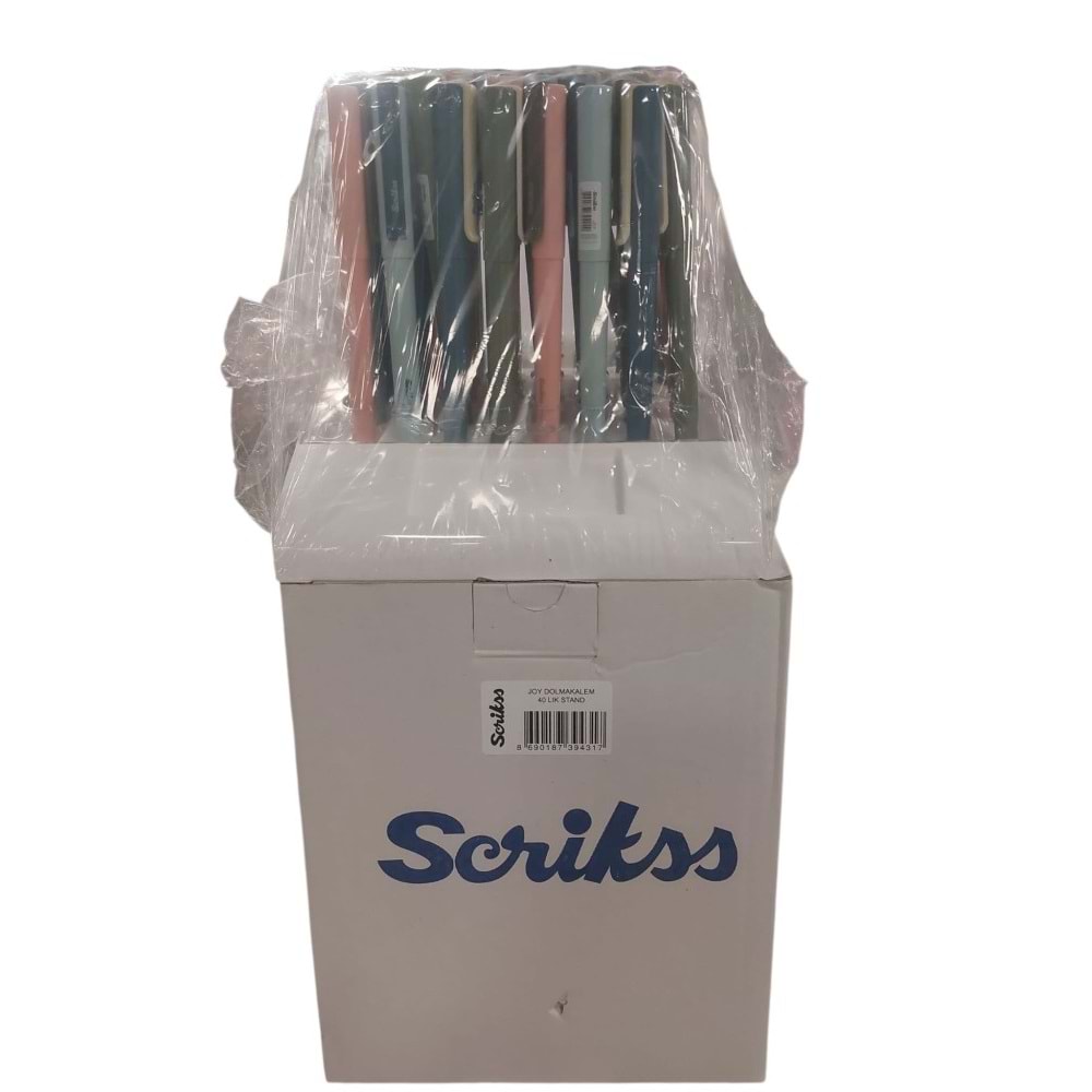 Scrikss Dolma Kalem Joy 40 Lı Stand
