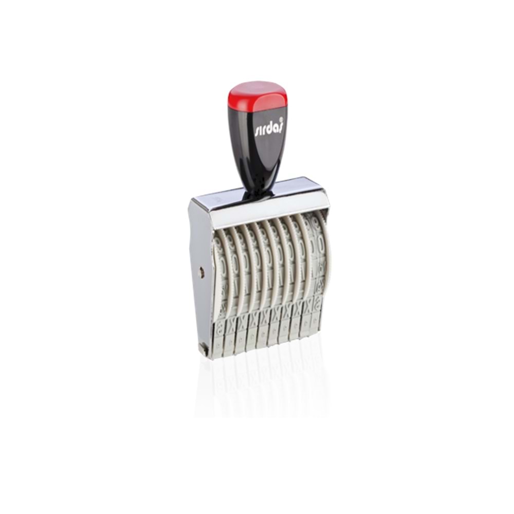 Sırdaş Numaratör Elle Çevirmeli 10 Hane 9 MM 15910