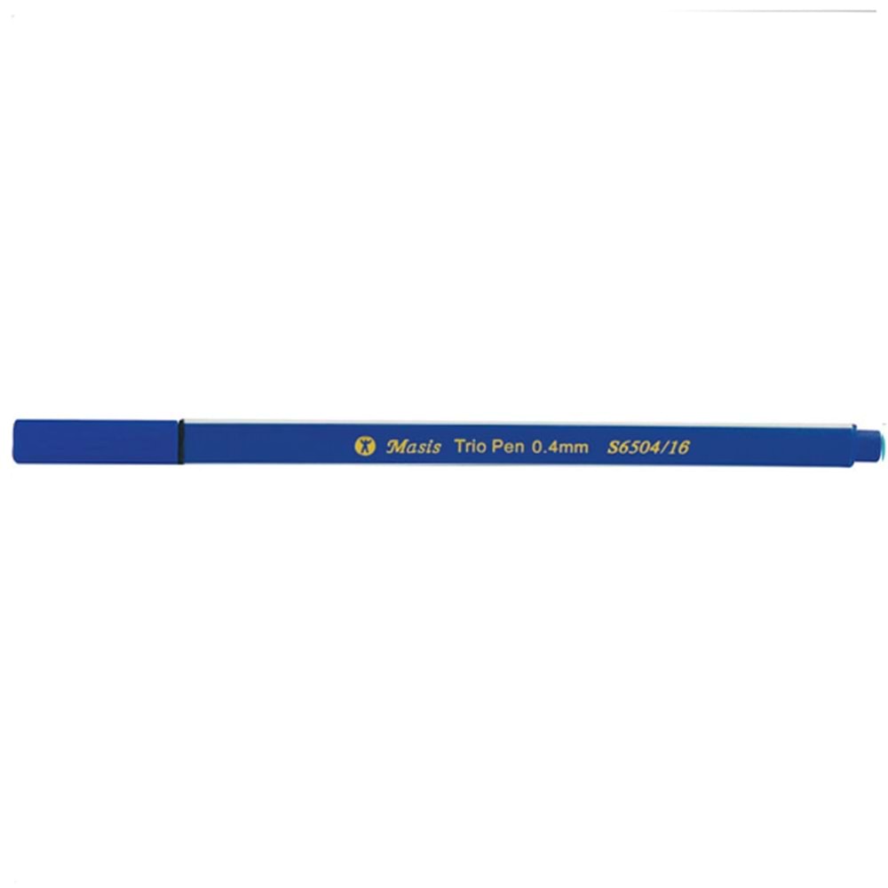 Masis Trio Pen 0.4 mm Koyu Mavi S6504-16 (1 Adet)
