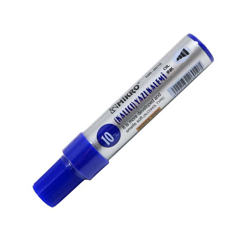 Micro Permanent Markör Kesik Uç 10 Mm Mavi Mc-pmk10-m (1 Adet)