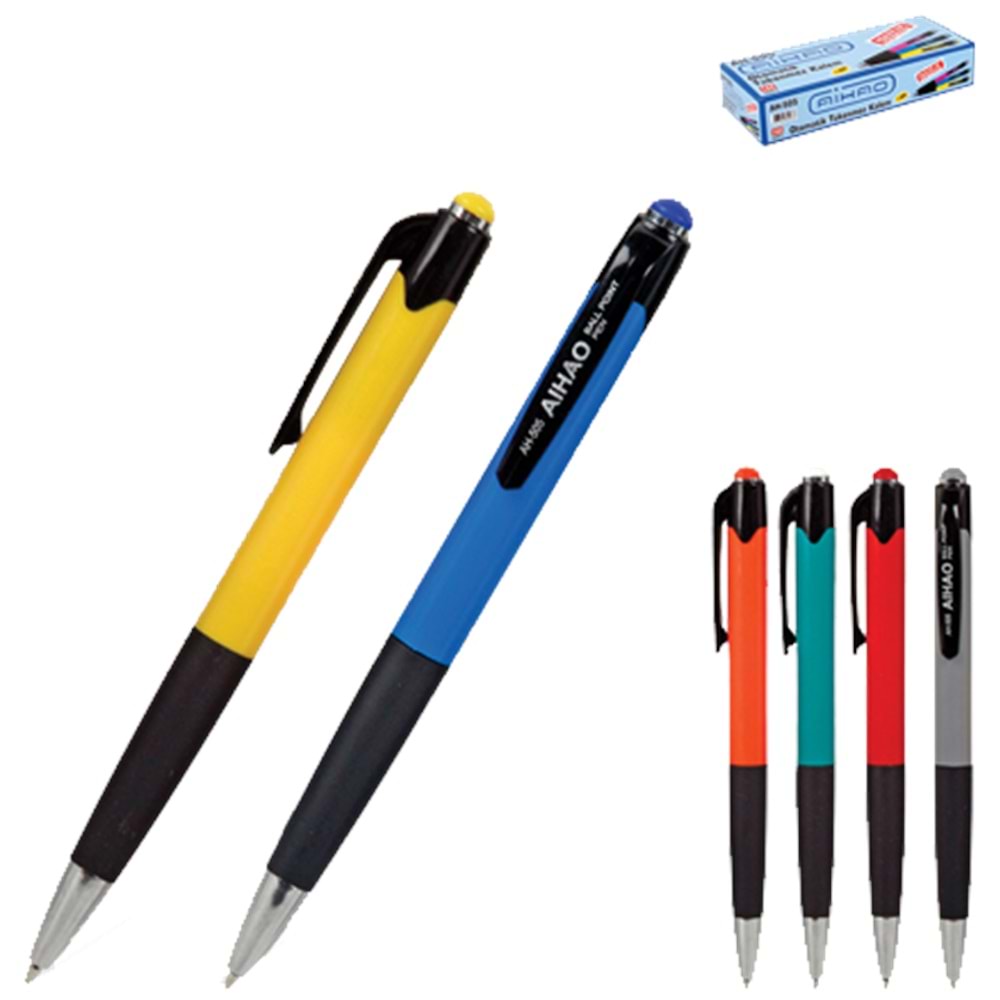 Aihao Tükenmez Kalem 0.7 MM Mavi 50 Lİ AH-505(1 Adet)