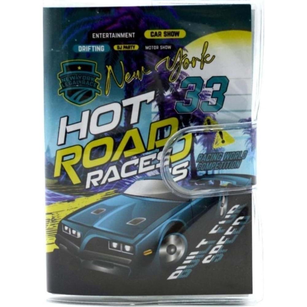 Mikro Not Defteri Speed Cars Nt-110 (1 Adet)