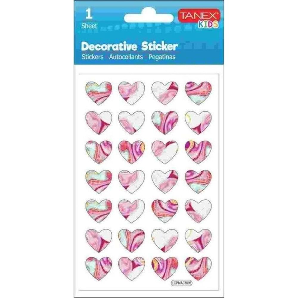 Tanex Kalp Serisi Etiketi 5 Ad.Tnx-25100