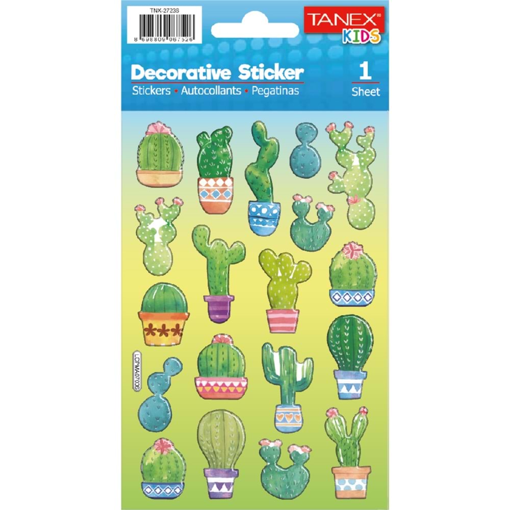 Tanex Puffy Kaktüs Serisi Tnx-27236