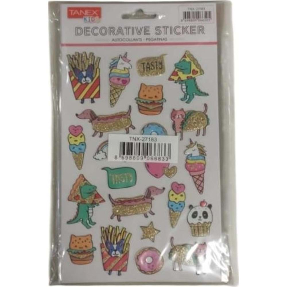 Tanex Puffy Atıştırma Şekilli Hayvan Serisi Tnx-27183