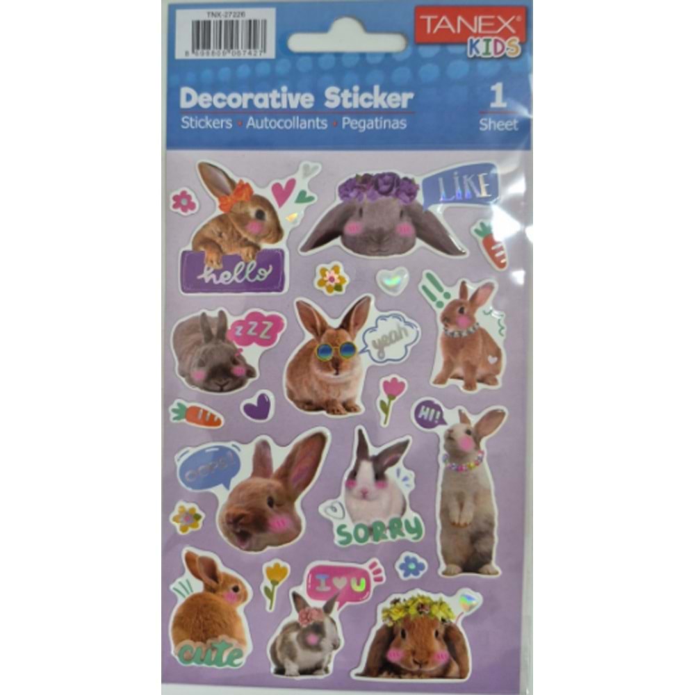 Tanex Puffy İnstagram Tavşanları Serisi Tnx-27226