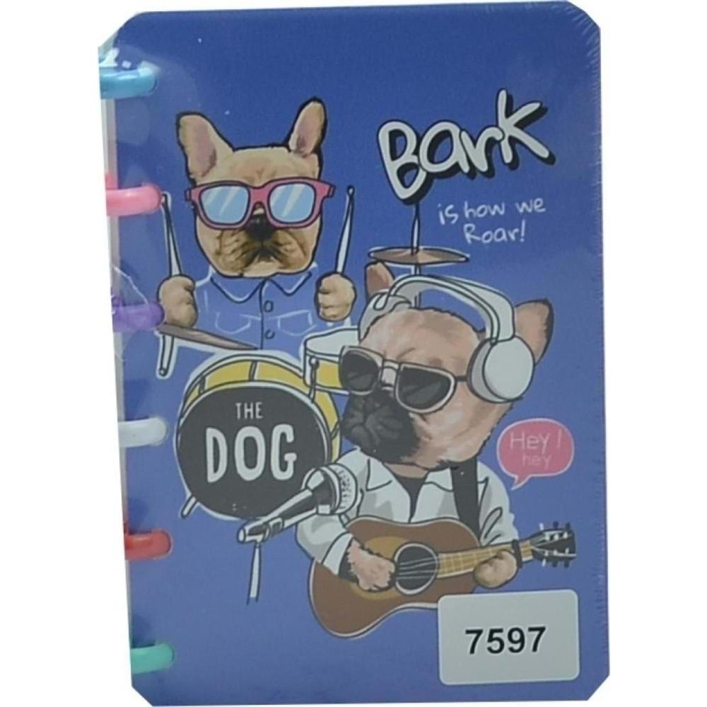 Unick Color Not Defteri Free Dogs Renkli Halkaa6 7597