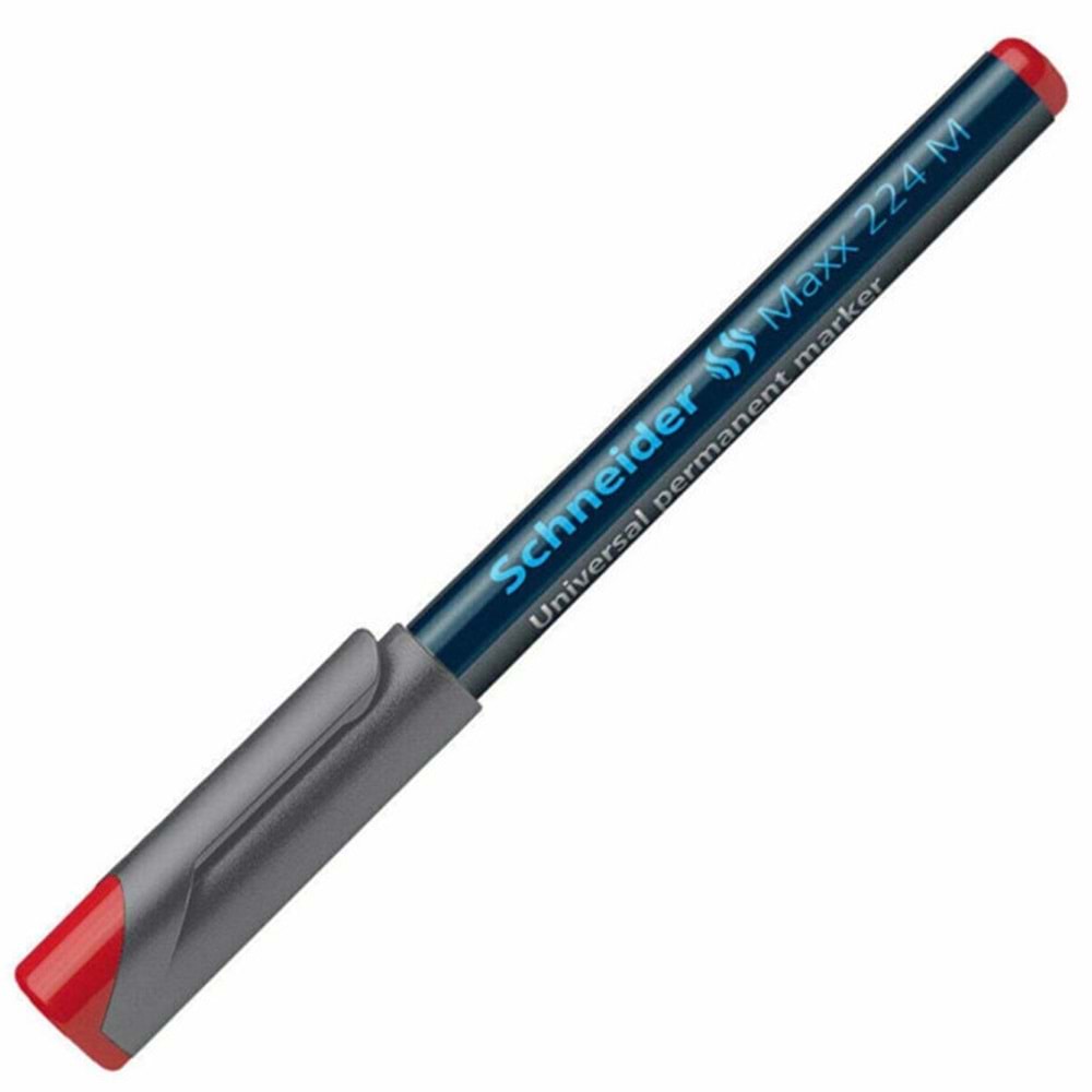 Schneider Asetat Kalemi Permanent M Seri 1 mm Kırmızı 224 (1 Adet)