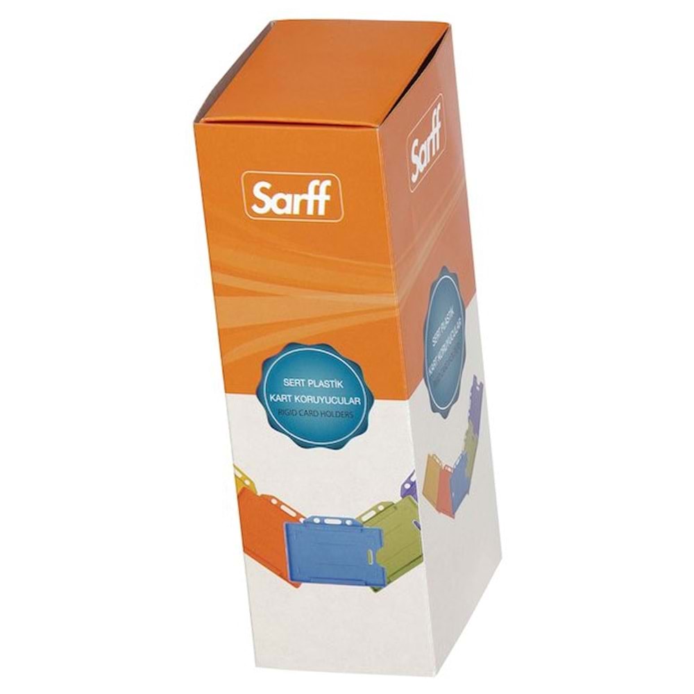 Sarff Kart Kabı Muhafaza Yatay Şeffaf 15323010 (1 Adet)