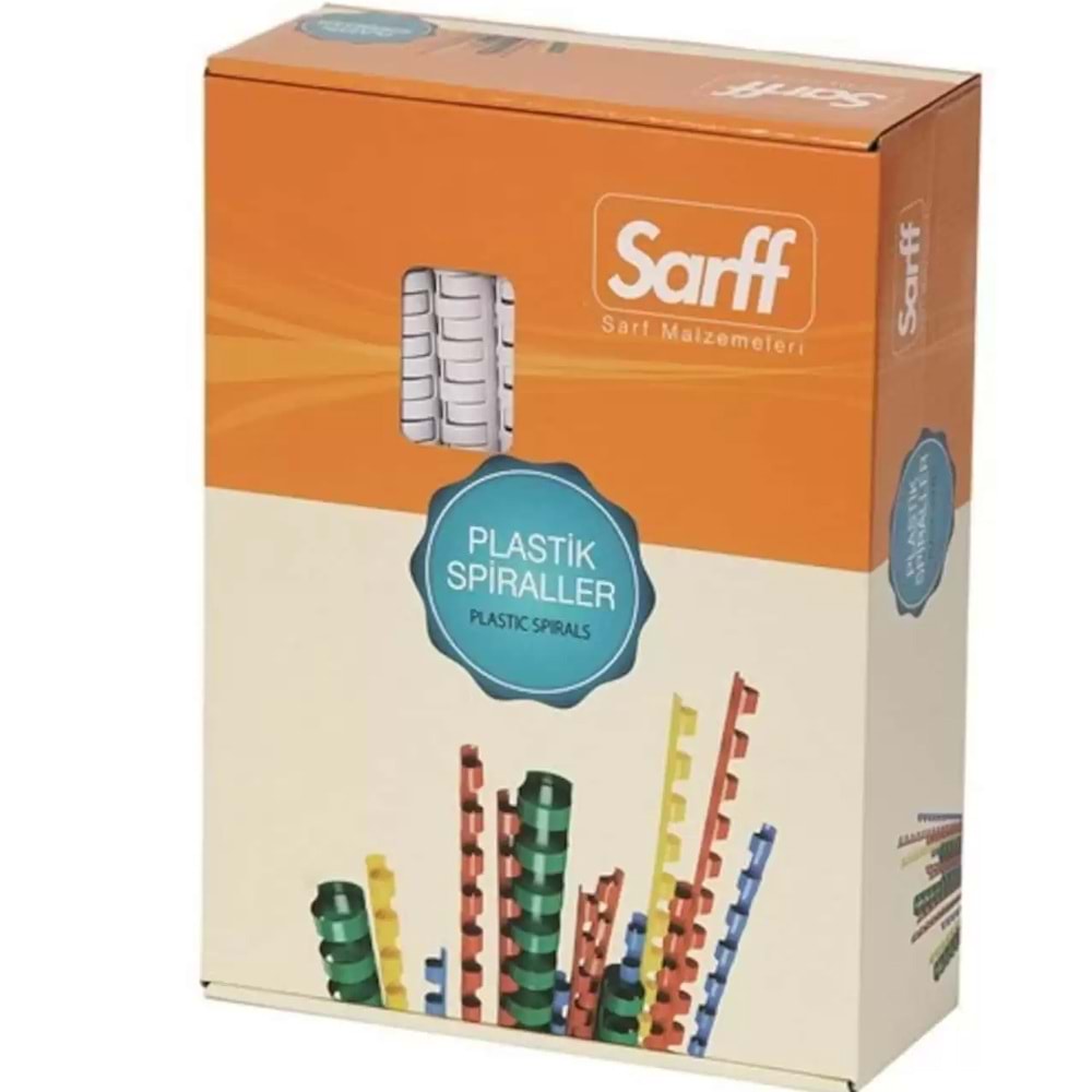 Sarff Spiral Plastik 375 SY 38 MM Beyaz 15202076 (1 Adet)