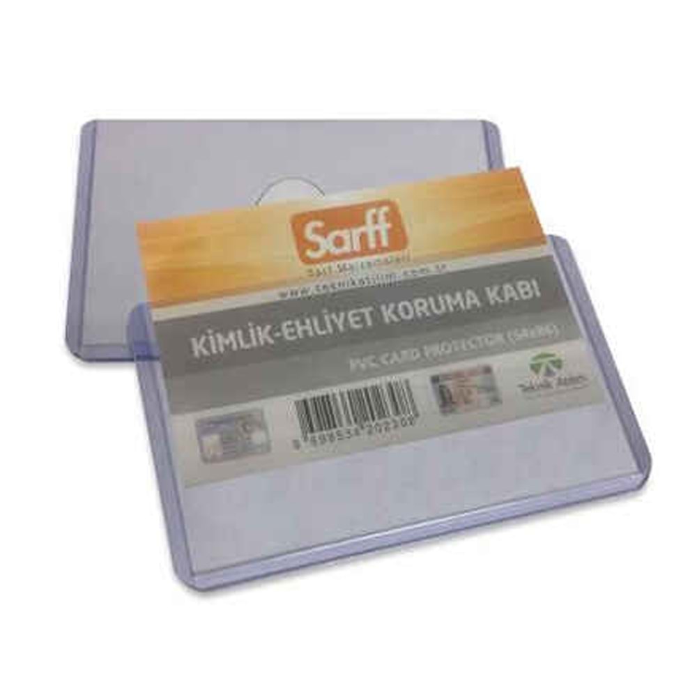 Sarff Ehliyet Kabı Pvc Lüx 55x85 MM Yatay 100 LÜ A-031H 15323003