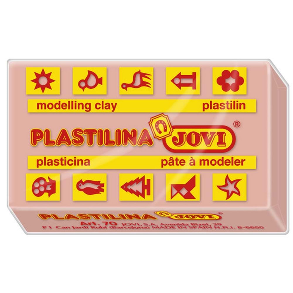 Jovi Oyun Hamuru Plaka 50 GR Ten Rengi 70/08 (1 Adet)