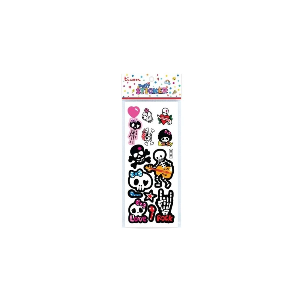 Ticon puffy Sticker Rock N Cock Tps-009/16 (1 Adet)