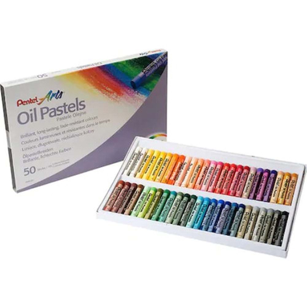 Pentel Pastel Boya Yağlı 50 Lİ PHN-50