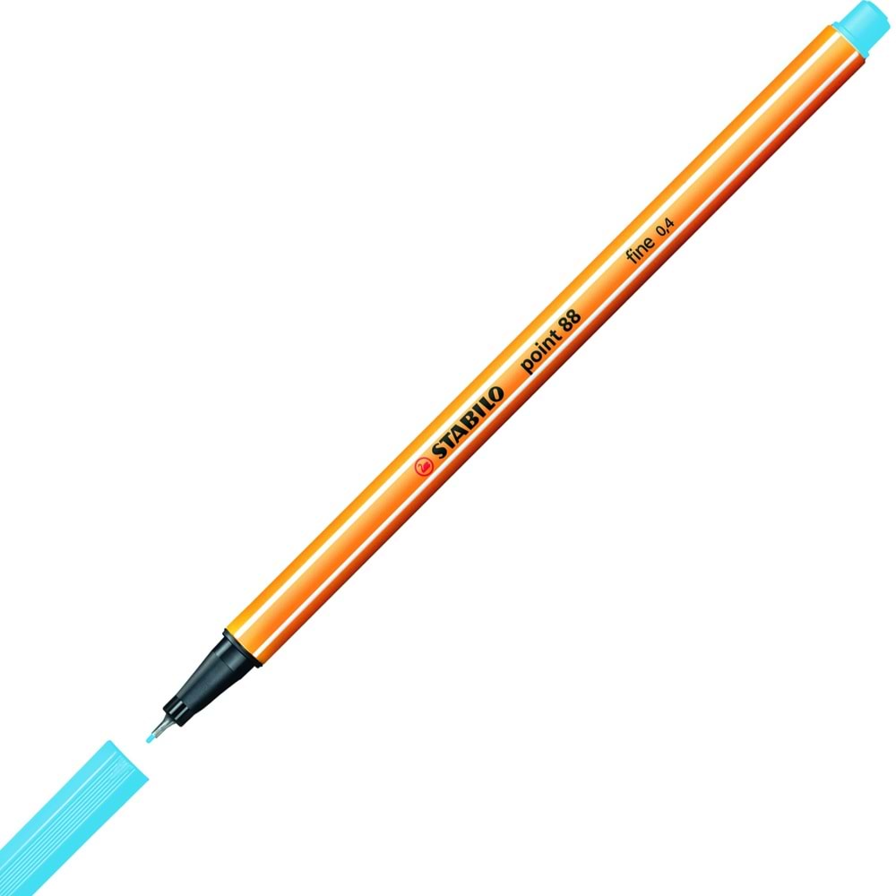 Stabilo Keçe Uçlu İnce Kalem 88 Point 0.4 MM Buz Mavisi 88/11 (1 Adet)