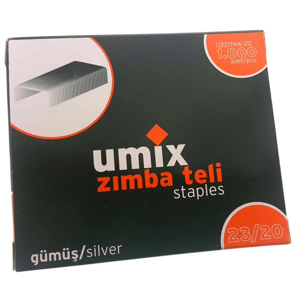 U Mix Zımba Teli 23/20 Gümüş U2217kk-20