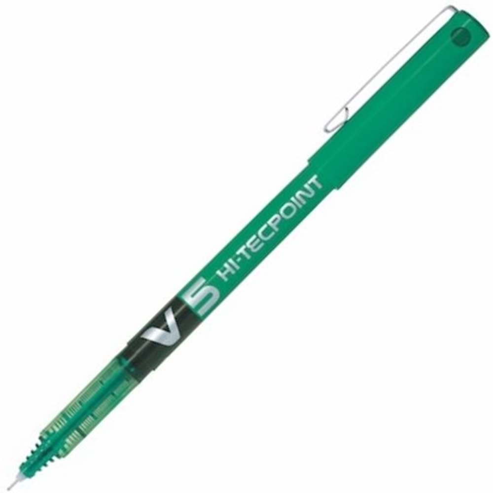 Pilot Roller Kalem V-5 HıtecPoint Yeşil (1 Adet)