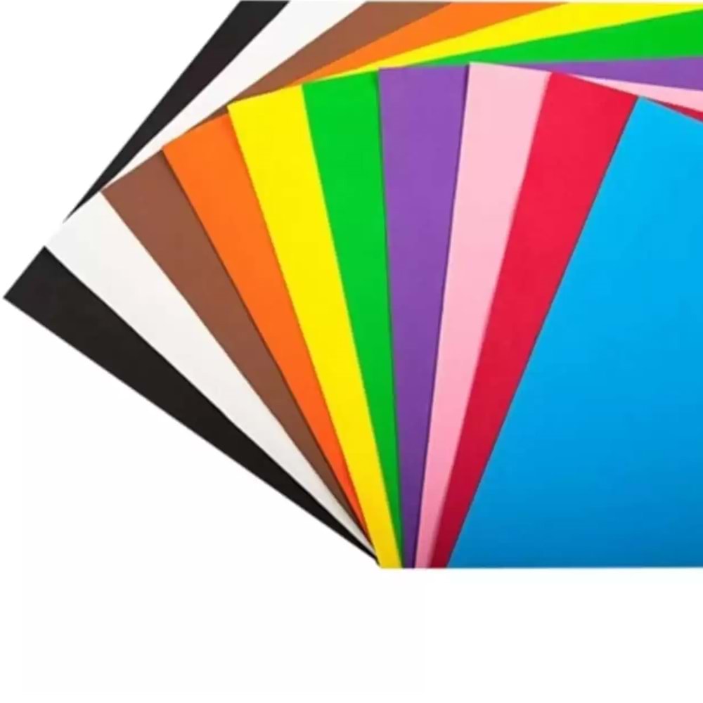 Umur Fon Kartonu Fosforlu (Fluo) 160 gr Orange 50x70 (1 Adet)