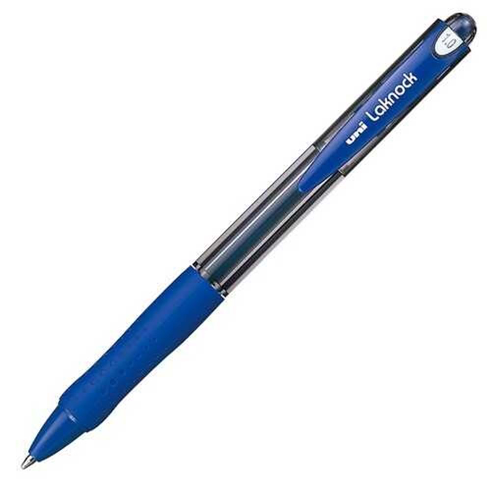 Uni-Ball Tükenmez Kalem Laknock Medium 1.0 MM Mekanik Bilye Uç Mavi SN-100 (1 Adet)