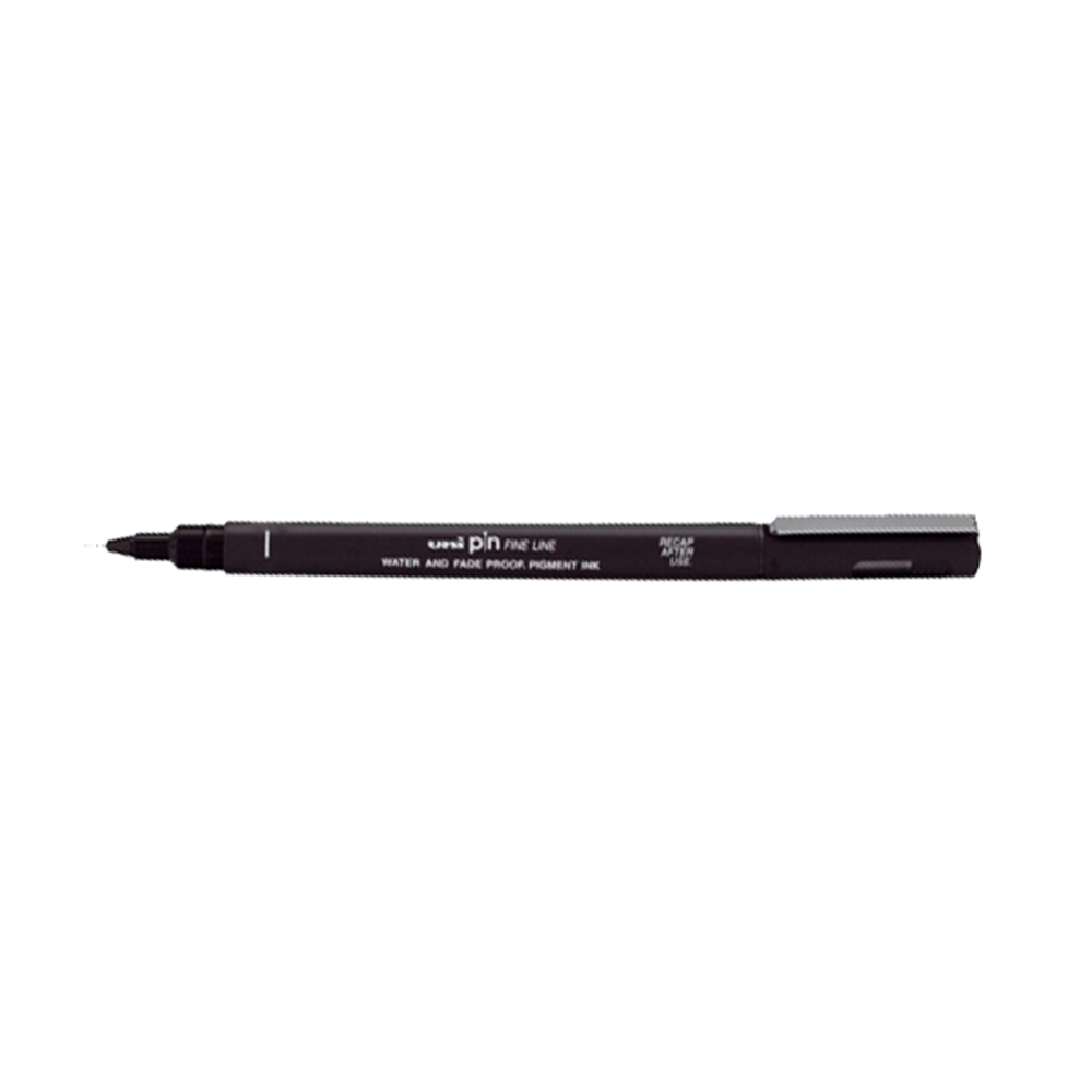 Uni-Ball Çizim Kalemi Akrilik Uçlu Fine Line Pin 0.05 MM Siyah PIN 0.005-200 (1 Adet)