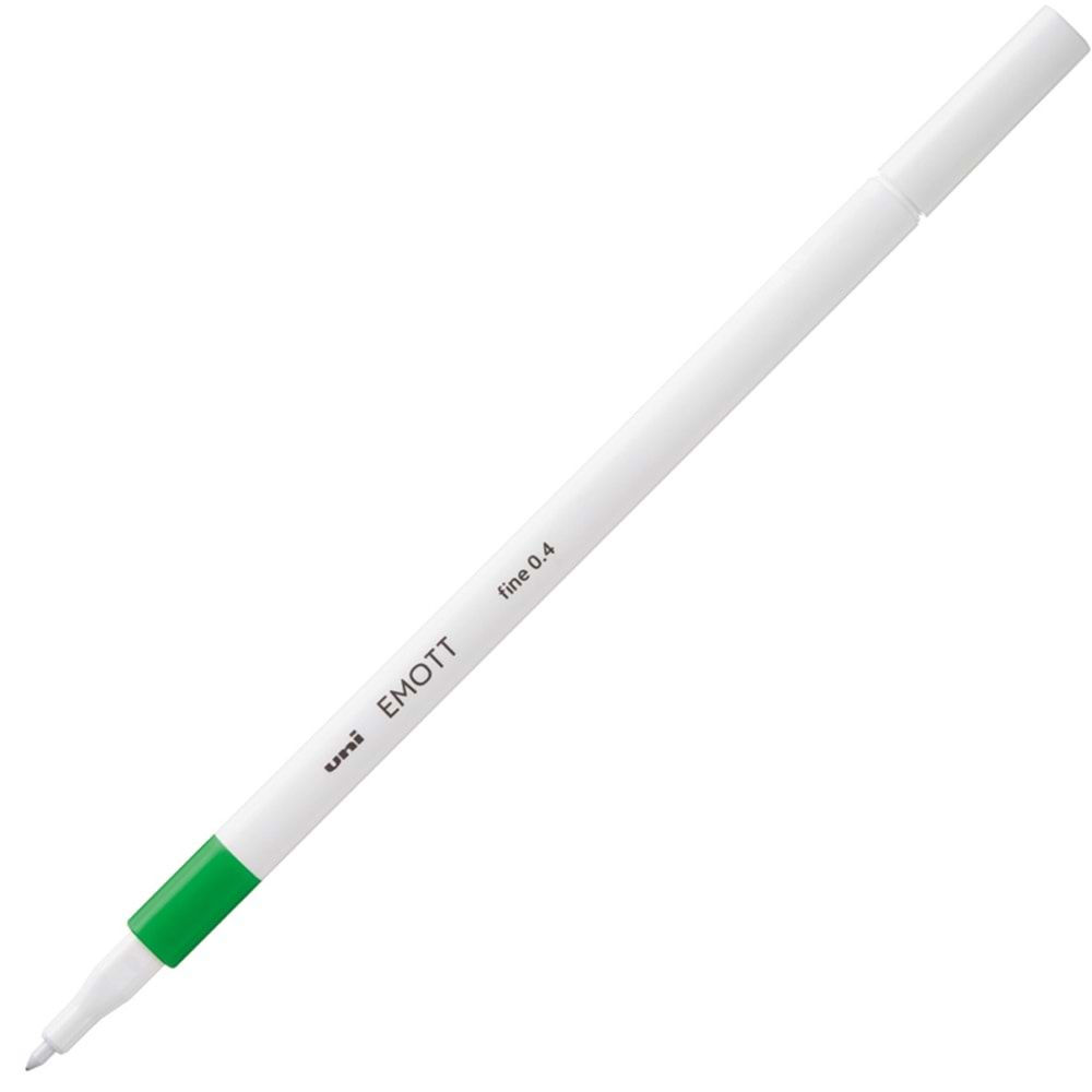 Uni-Ball Akrilik Uçlu Kalem Emott 0.4 MM Fine Yeşil (1 Adet)