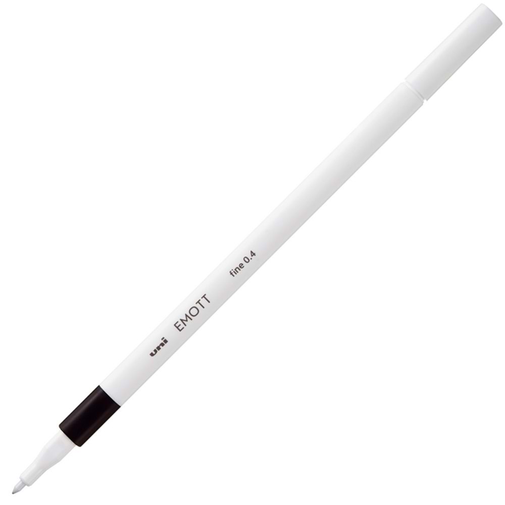 Uni-Ball Akrilik Uçlu Kalem Emott 0.4 MM Fine Siyah (1 Adet)