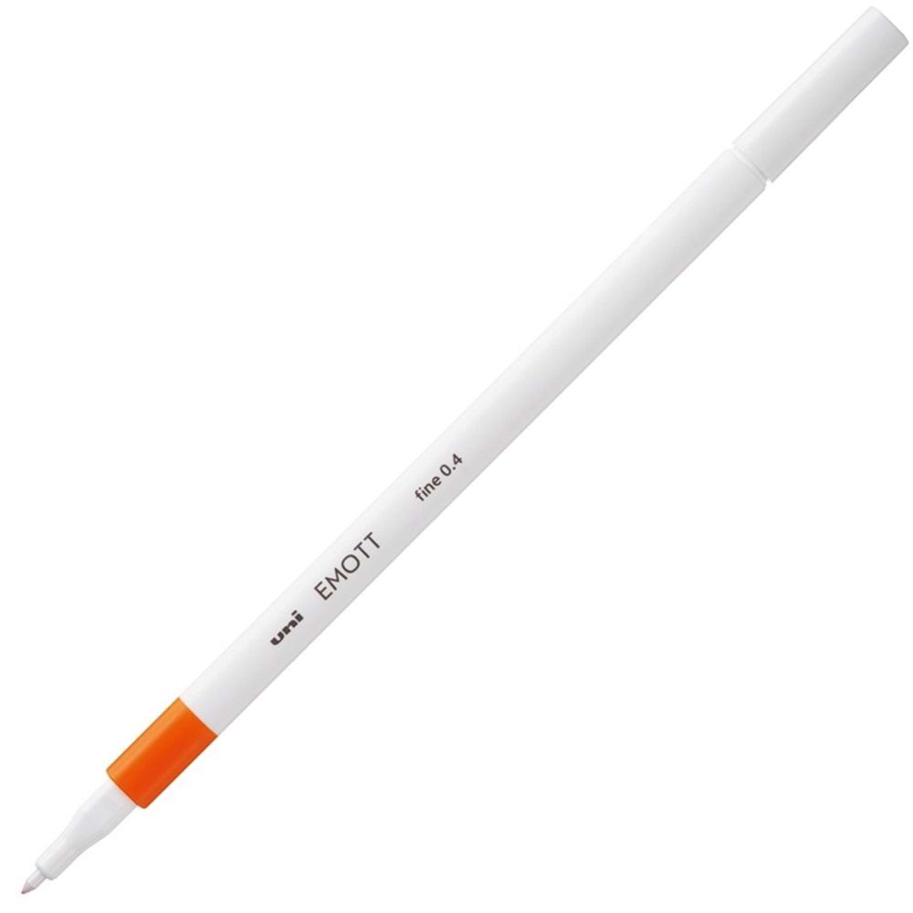 Uni-Ball Akrilik Uçlu Kalem Emott 0.4 MM Fine Turuncu (1 Adet)