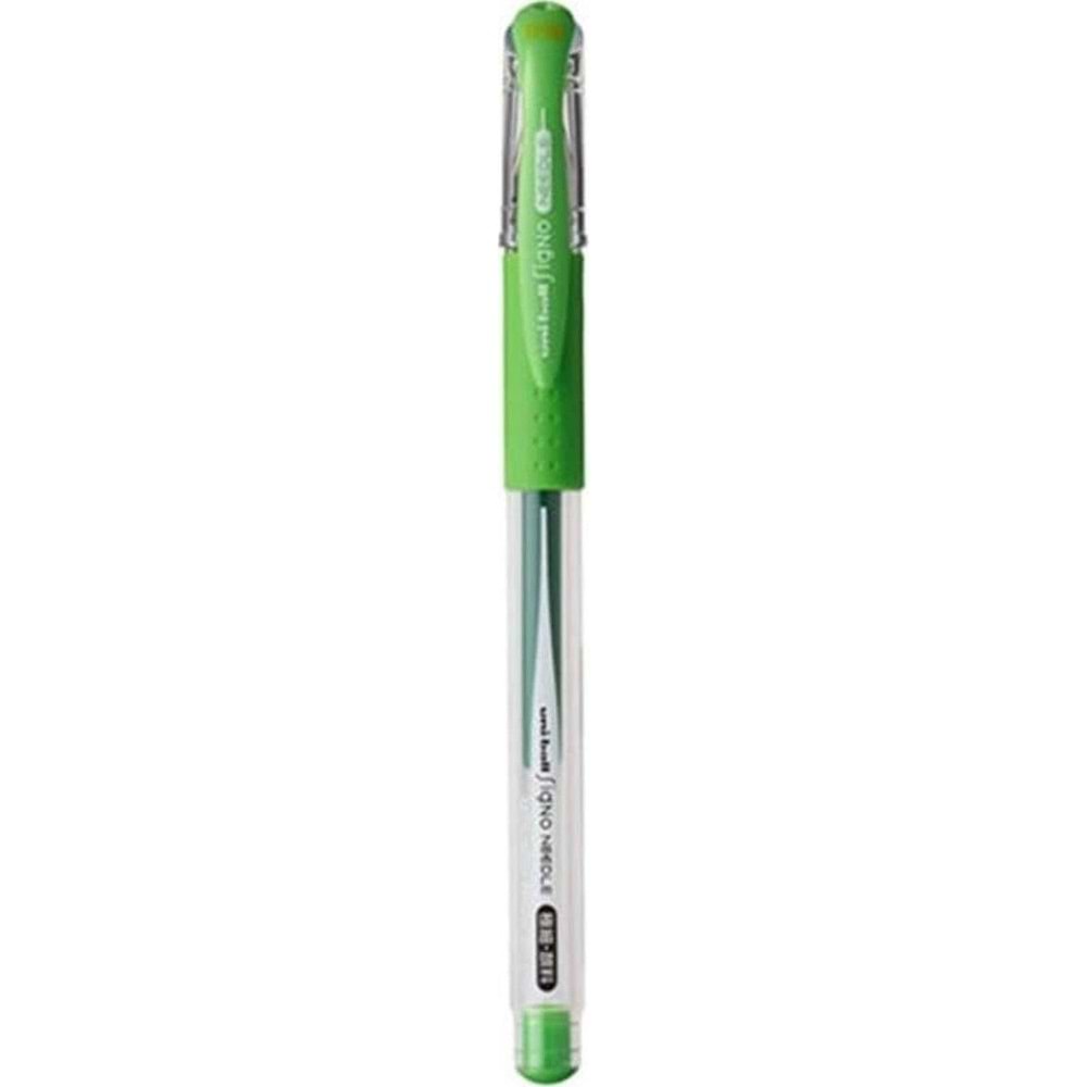Uni-Ball Roller Kalem Signo Needle 0.38 İğne Uçlu jel kalem Çim Yeşil UM-151ND (1 Adet)