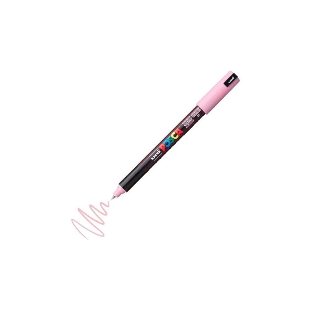 Uni-Ball Posca 0.7 Su Bazlı Boyama Markörü A.Pembe N (1 Adet)