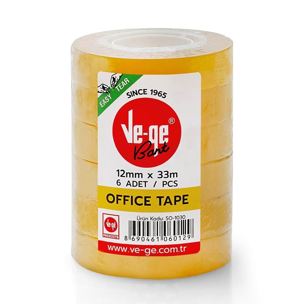 Vege Selefon Bant Offıce Tape 12x33 (1 Adet)