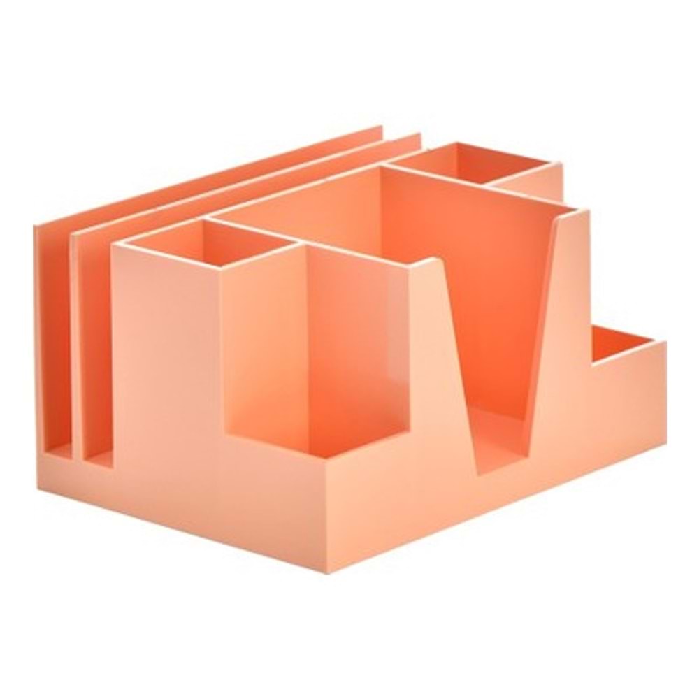 Ops Masa Seti Kalemlik-Organizer Pastel Turuncu KLM 207