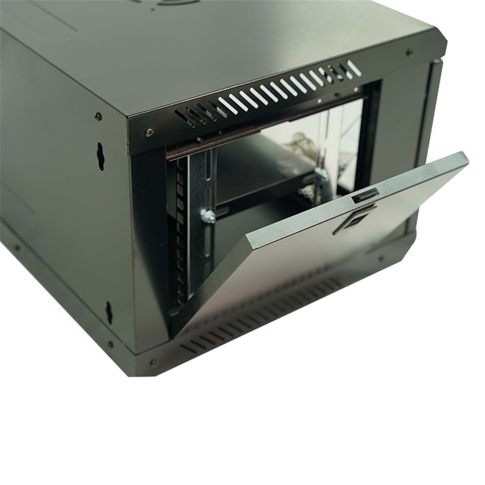 Racksan ML-6407S 7U Duvar Tipi Kabinet (350-530-400) Raf+Fan+Priz