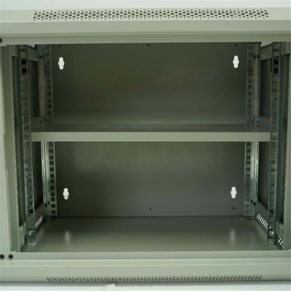 Racksan ML-6409S 9U Duvar Tipi Kabinet (450-530-400) Raf+Fan+Priz