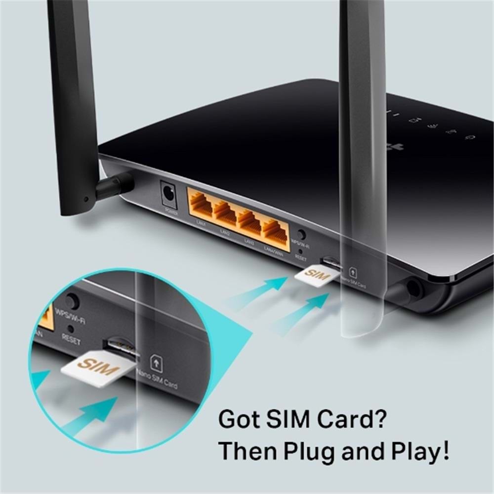 TP-Link Archer MR402 AC1200 4G LTE Dual-Band Wı-Fı Router