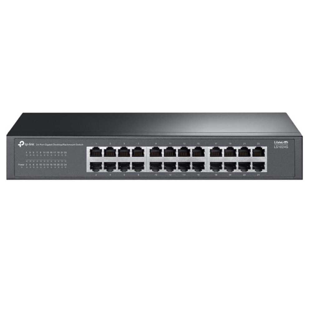 Tp-Link LS1024G 24 Port 10-100-1000 Mbps Switch Metal Kasa
