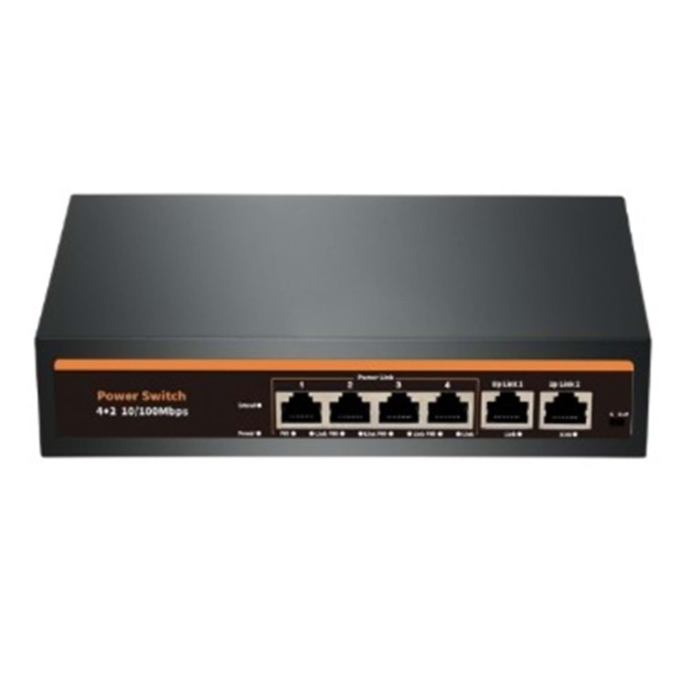Nova NVC-INTSF0420FB2L 24V INTERCOM 4+2 PORT POE SWITCH (10-100)