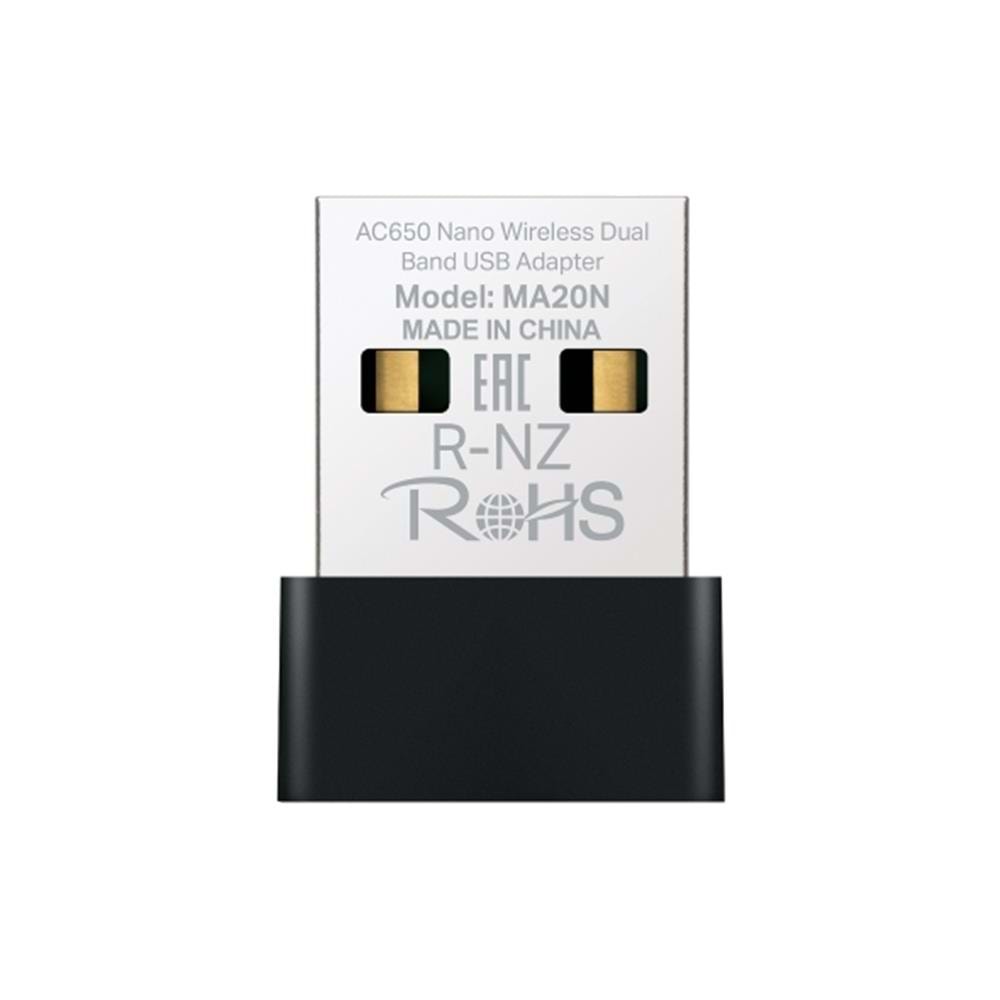 Tp-Link Mercusys MA20N AC650 Nano Wi-fi Kablosuz USB 2.0 Adaptör