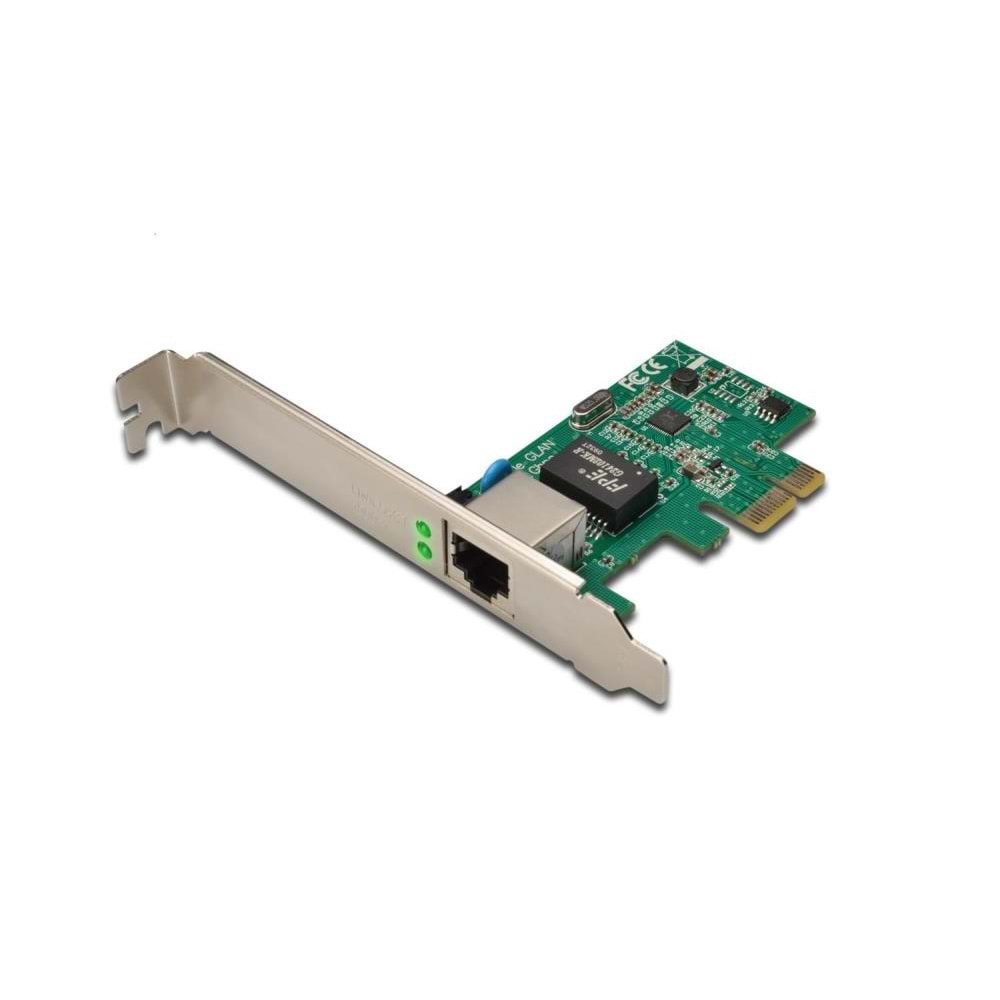 Digitus DN-10130-1 1 Port 10-100-1000 Mbps Gigabit PCI Express 32-bit, Realtek RTL8168E