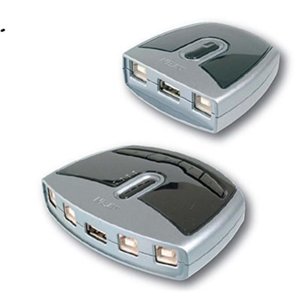 ATEN-US221A USB Arayüzüne Sahip Cihazları Paylaştıran Switch, USB 2.0, 2 PC, 1 USB Cihaz