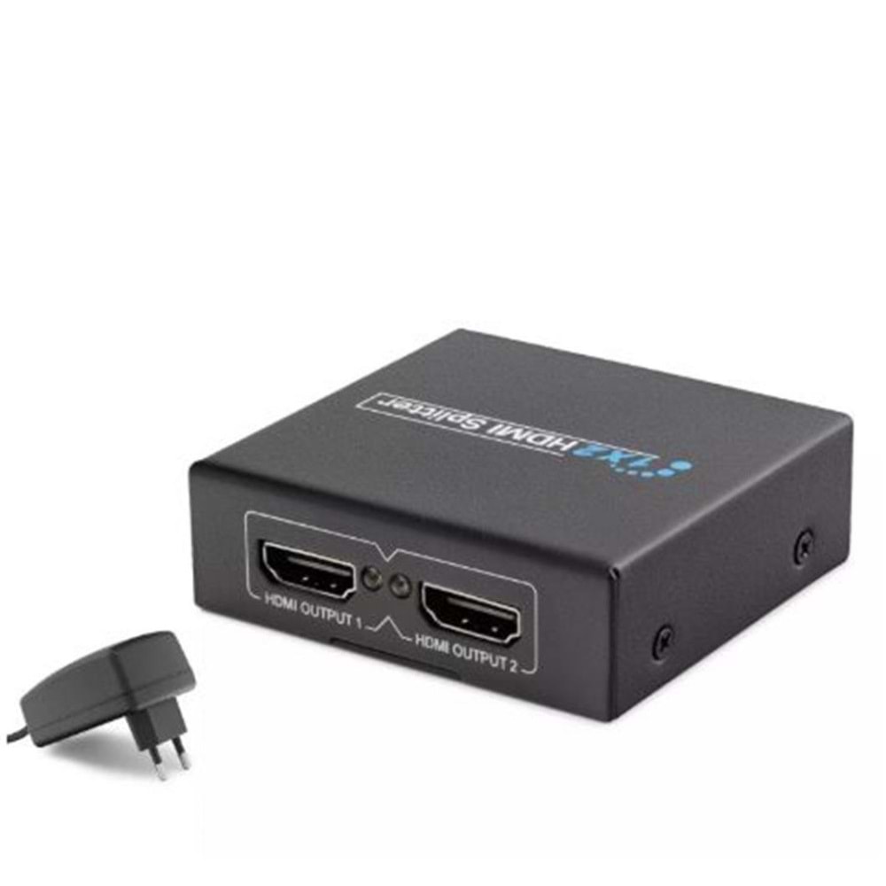 Hadron Hdx1284 2 Port Hdmi Splitter 1.4V 1080P 3D 1-In 2-Out Siyah