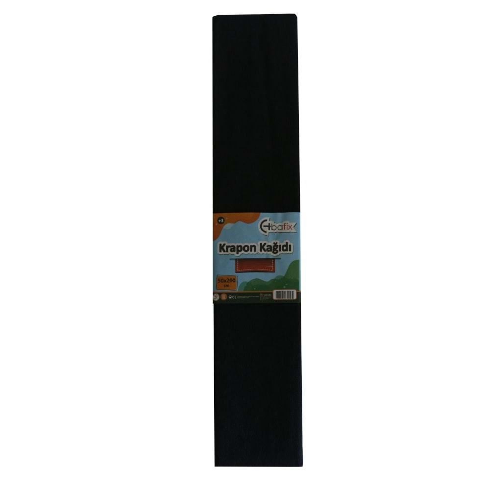 Bafix Krapon Kağıt 50x200 CM Siyah (1 Adet)