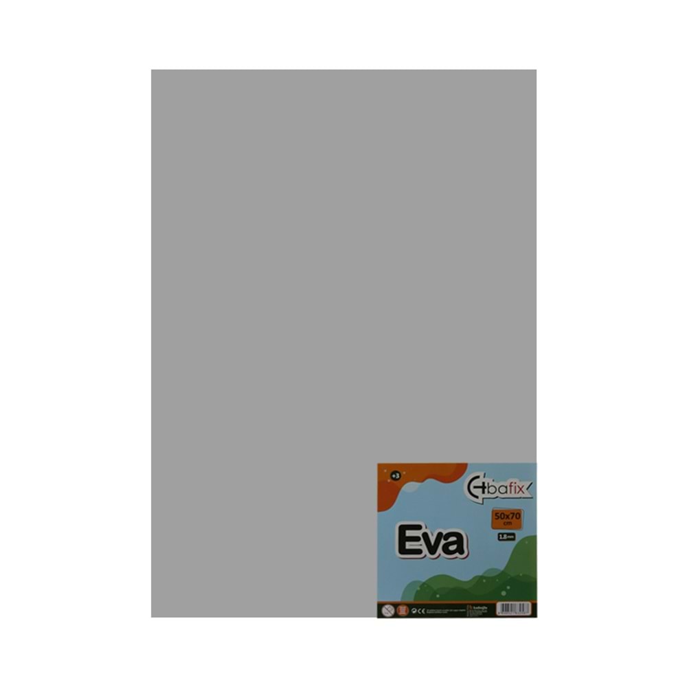 Bafix Eva Düz Renk 50x70 Beyaz (1 Adet)