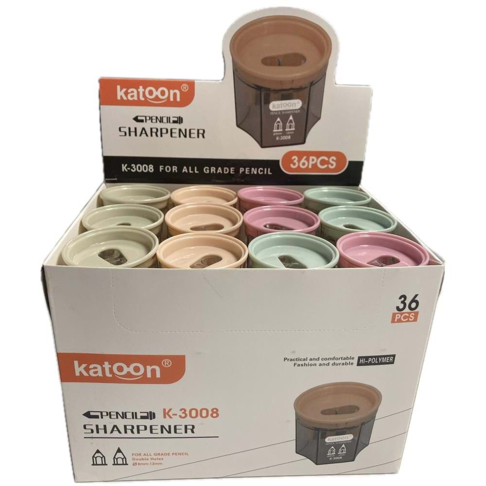 Bafix Kalemtraş Çiftli Hazneli Katoon K-3008 (1 Adet)